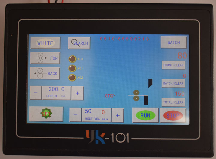 YK-101触摸屏控制系统英文版